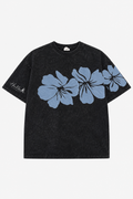 LUNAR PATEL FADED TEE - SMOKY BLACK