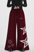RUBY STAR FLARE HEM TROUSER - MAROON