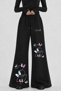 DREAM GLOW FLARE HEM TROUSER - BLACK